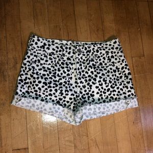American Eagle cheetah print shorts
